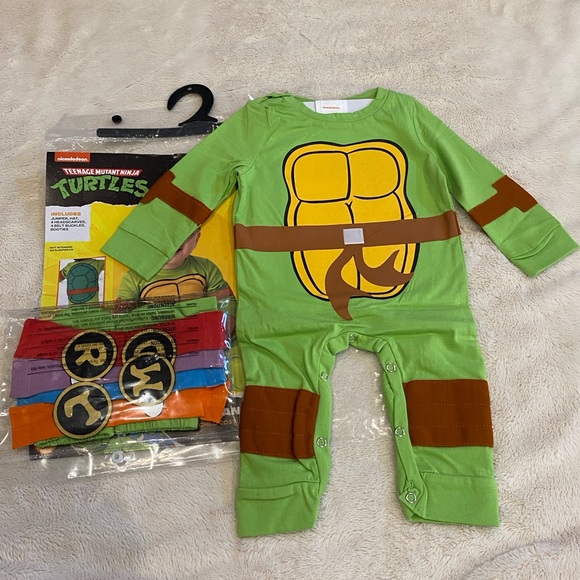 Rubies X Nickelodeon Teenage Mutant Ninja Turtles Infant Costume Sz 6-12 Mos NWT - Picture 3 of 11